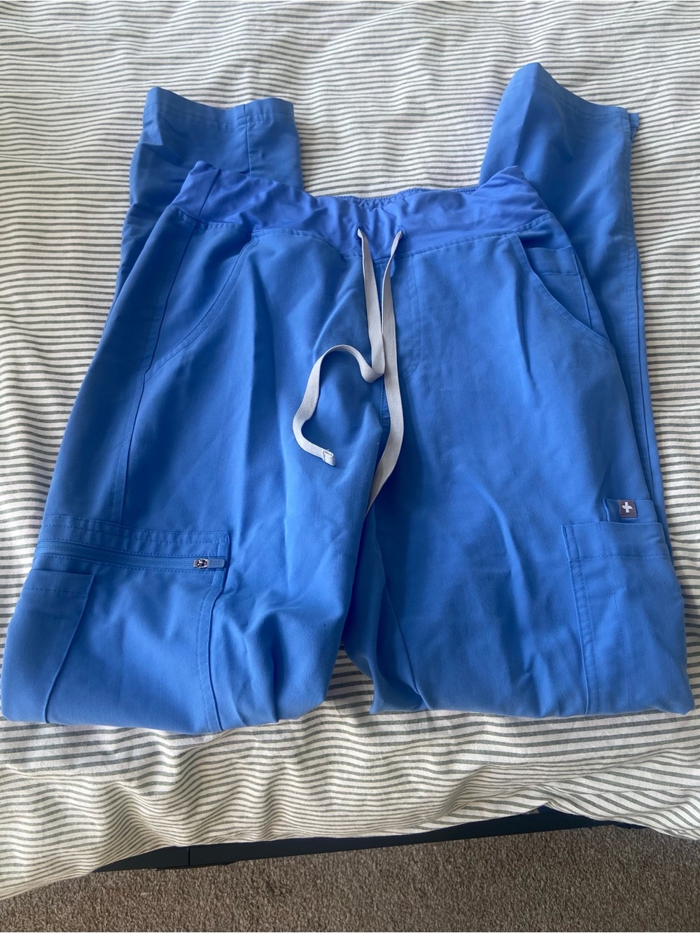 Figs Ceil Blue Yola High Waisted Pants XS Tall